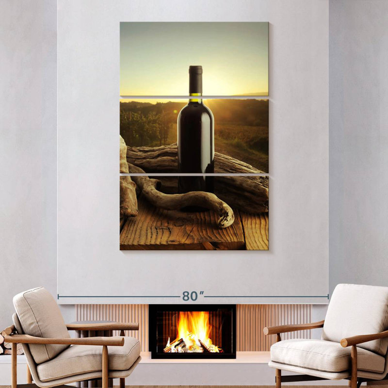 Vin rouge Yarlin Vineyard, H 74 po x l 48 po