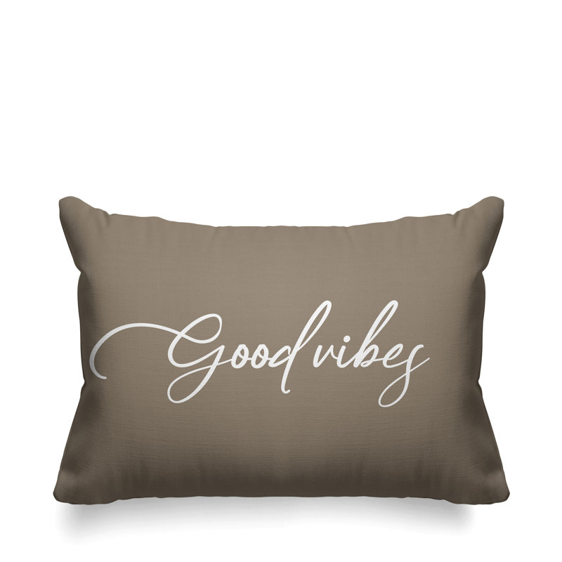 Aspire Outdoor Reversible Throw Pillow, Beige