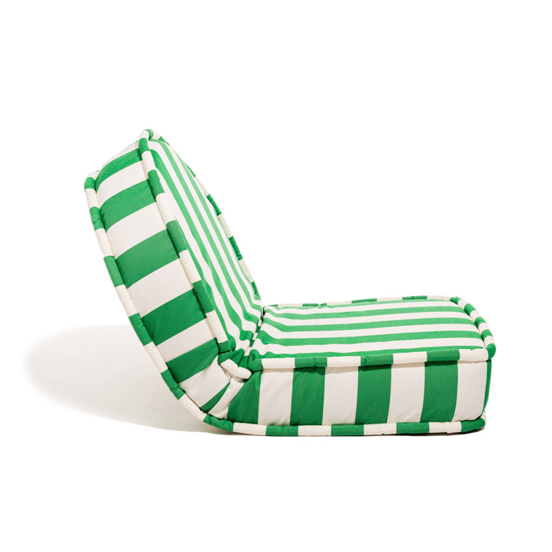 Outdoor Lounge Chair Cushion, Green