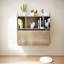 Bureau flottant rectangulaire avec armoire Laylind-1330812246