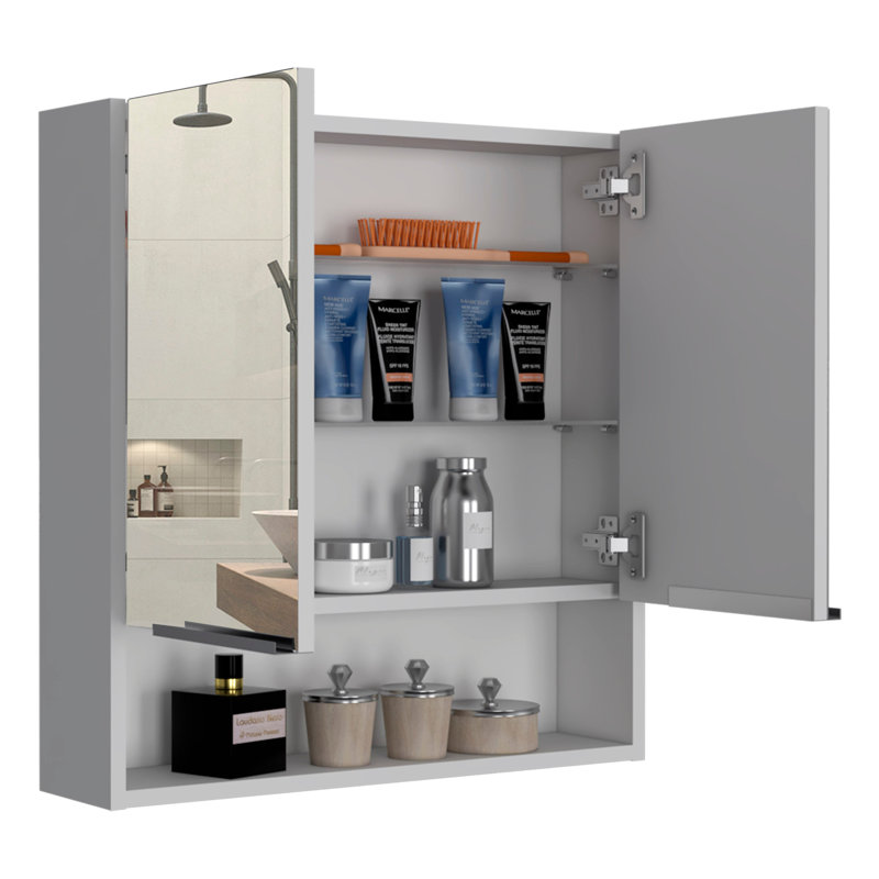 Judson Bathroom Cabinet, Gray