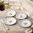 Noritake Holly & Berry Gold Set Of 4 Assorted Appetizer Plates, 6-1/4"