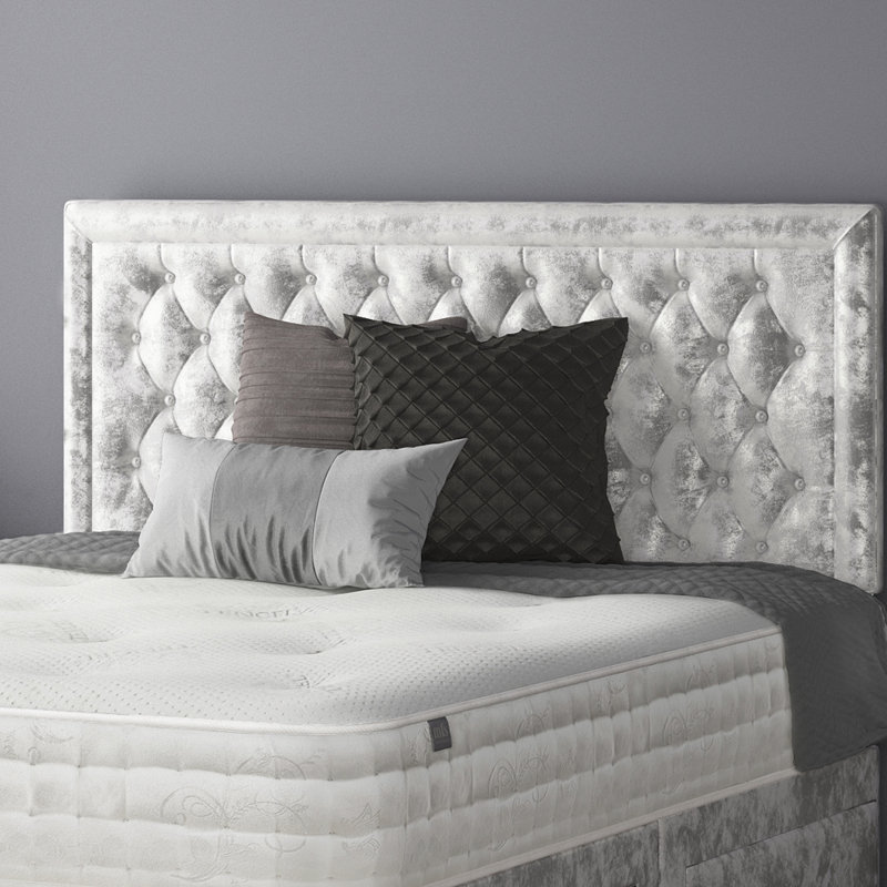 Fan Divan Bed Base, 2 Left Drawers, Single (3'), Silver