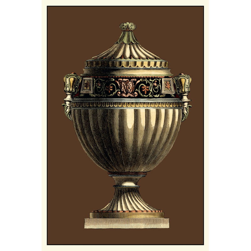 Imperial Urns IV by Vision Studio - Wrapped Canvas Painting, 122cm H x 81cm W x 3.8cm D
