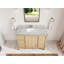 Chêne blanc Elizabeth X P 22 po D Meuble-lavabo simple avec 2 po Quartz blanc