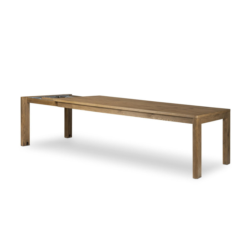 Noeline Dining Table, Resawn Worn/Brushed Brass