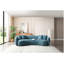 Canapé modulaire incurvé 102,4 po, demi-lune moderne à 5 places avec 4 coussins décoratifs 102,4 po-129417810