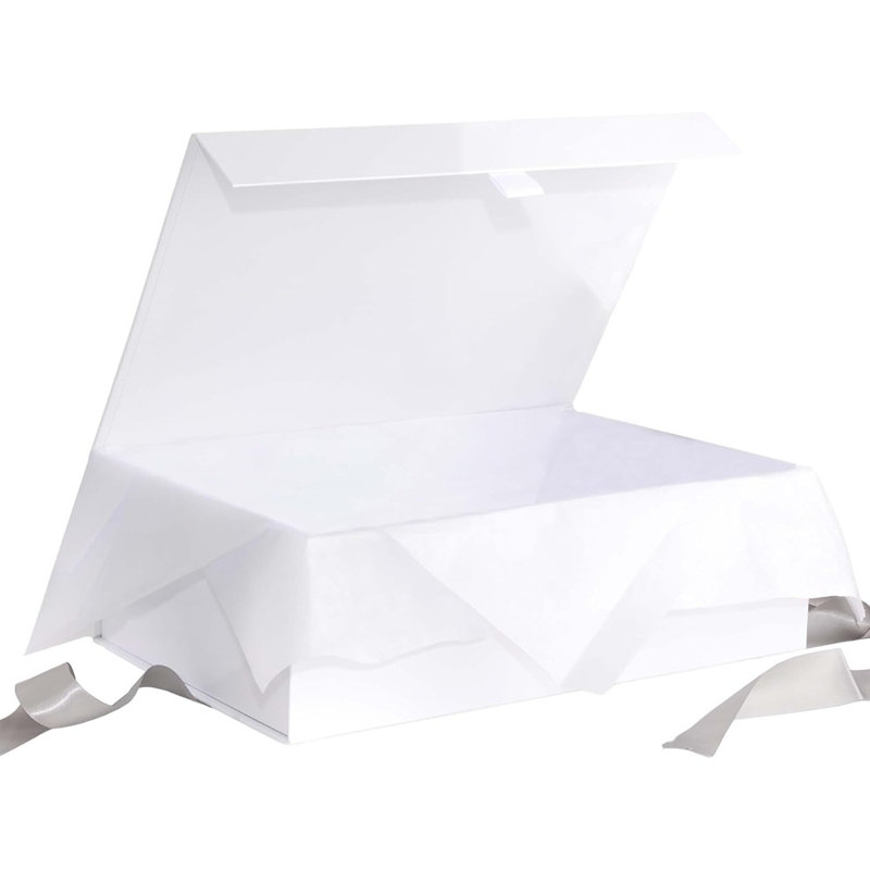 Boîte-cadeau blanche de qualité supérieure avec fermeture magnétique - 1 ...