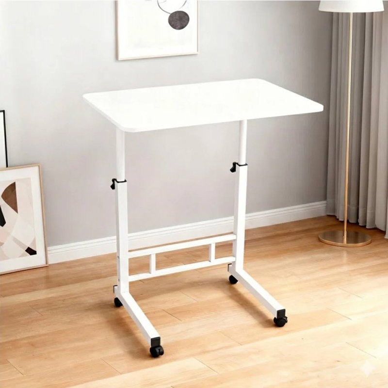 Bureau debout réglable blanc