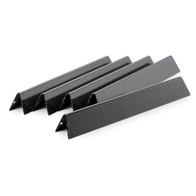 Weber Replacement Flavorizer Bars, 17.5", For Genesis 300 Series (front-mounted Control Panel), Porcelain-enameled Steel