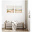 "White Tranquil Landscape Square", ensemble de 2 toiles encadrées par Amy Lighthall