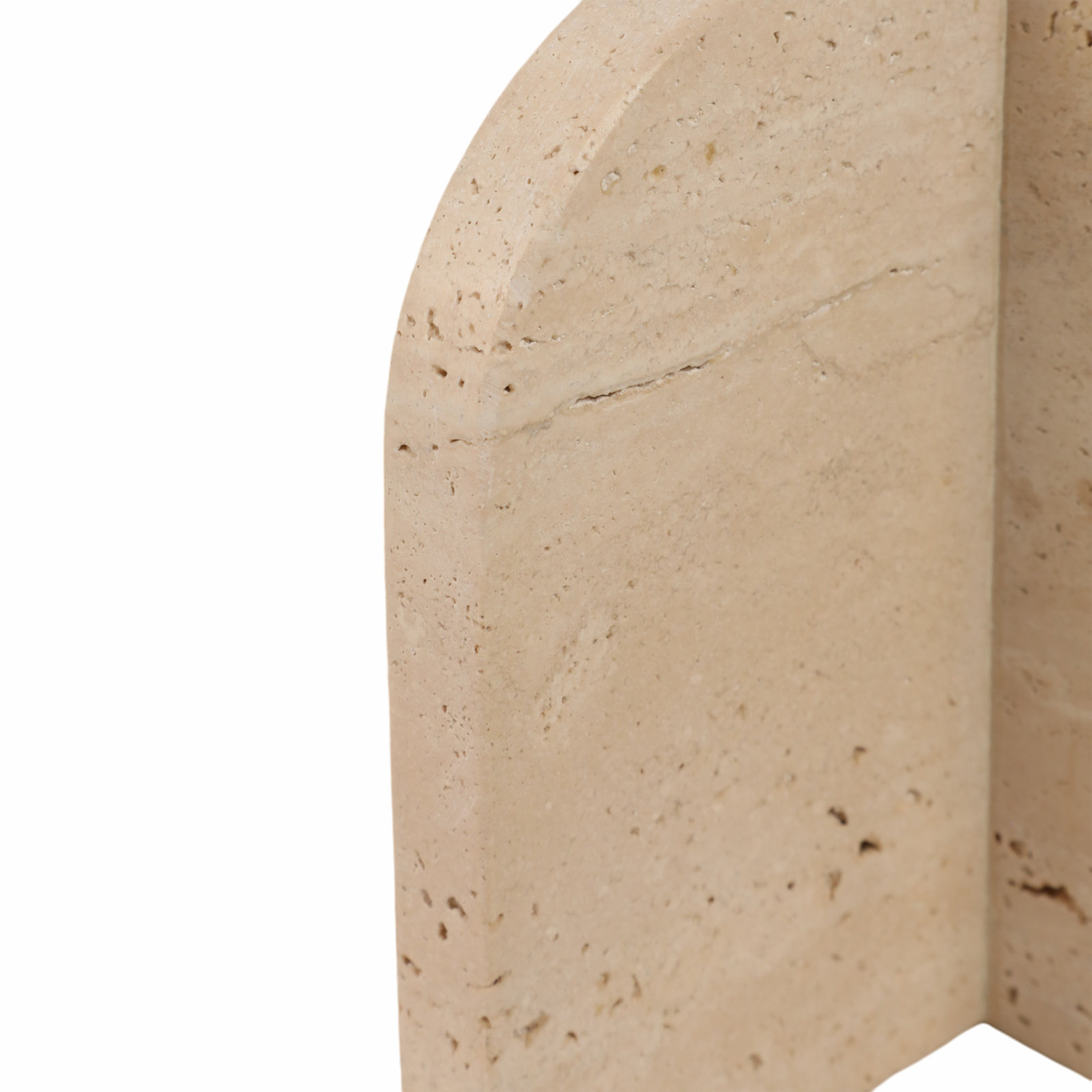 Arched Stone and Marble Bookends