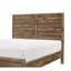 Structure de lit double de style rustique avec finition en pin patiné, lignes modernes, tête de lit et rails pour la chambre à coucher, sommier tapissier requis-1459876109