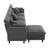 Cloud Chenille Fabric, L-Shaped Sectional Sofa (Sectional)-467309224
