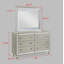 Ensemble de chambre à coucher à panneau tapissier Marvlene Babbie-473045646-507914404