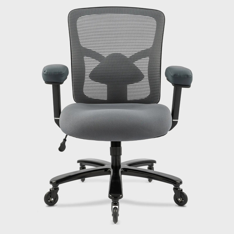 29.7" Wide Big And Tall Ergonomic Mesh Office Chair With Adjustable Lumbar Support & 4D Arms