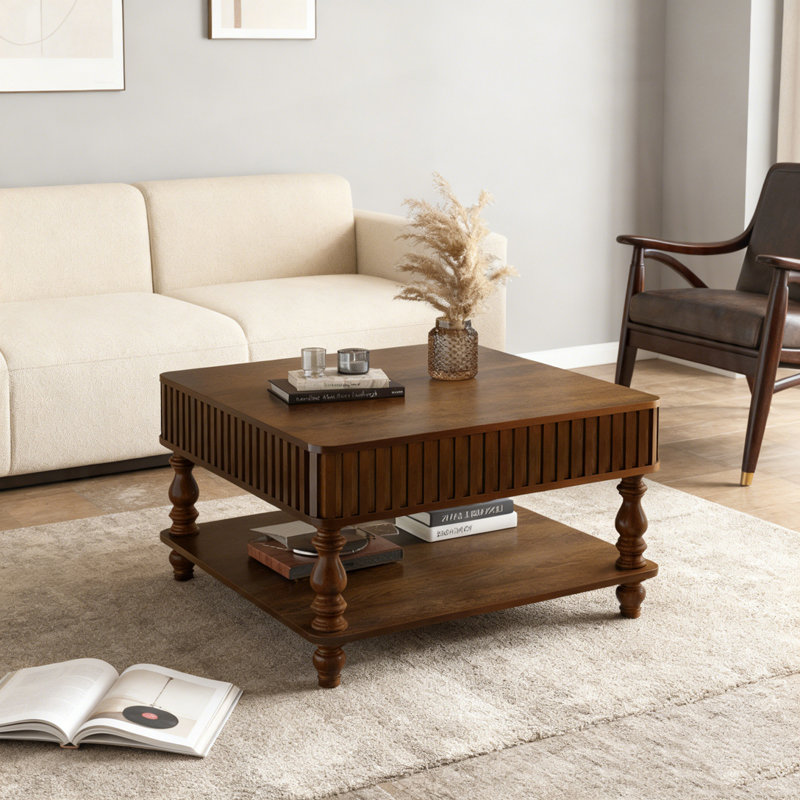 Table basse 31,5 pouces, Noyer brun