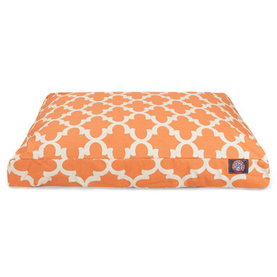 Trellis Geometric Polyester Pet Bed