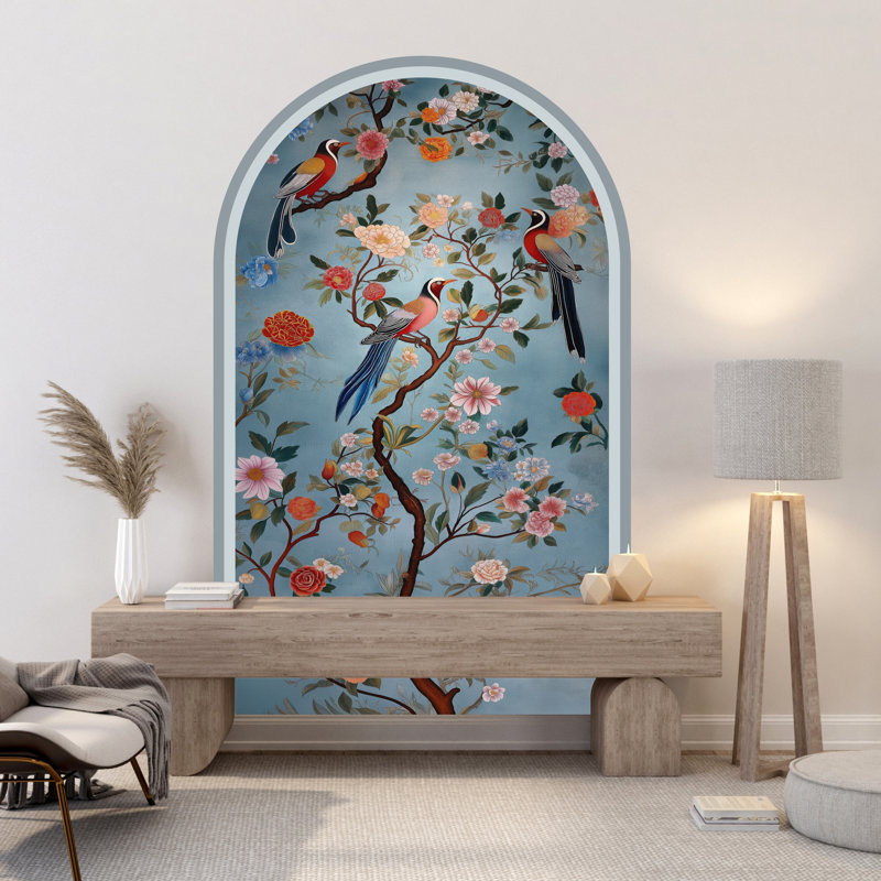 Papier peint adhésif amovible chinois, autocollant non-mural, H 71 po x l 40 po