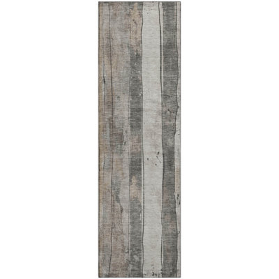 Premium Machine Washable Mayfield AMF1874 Stripes Rug