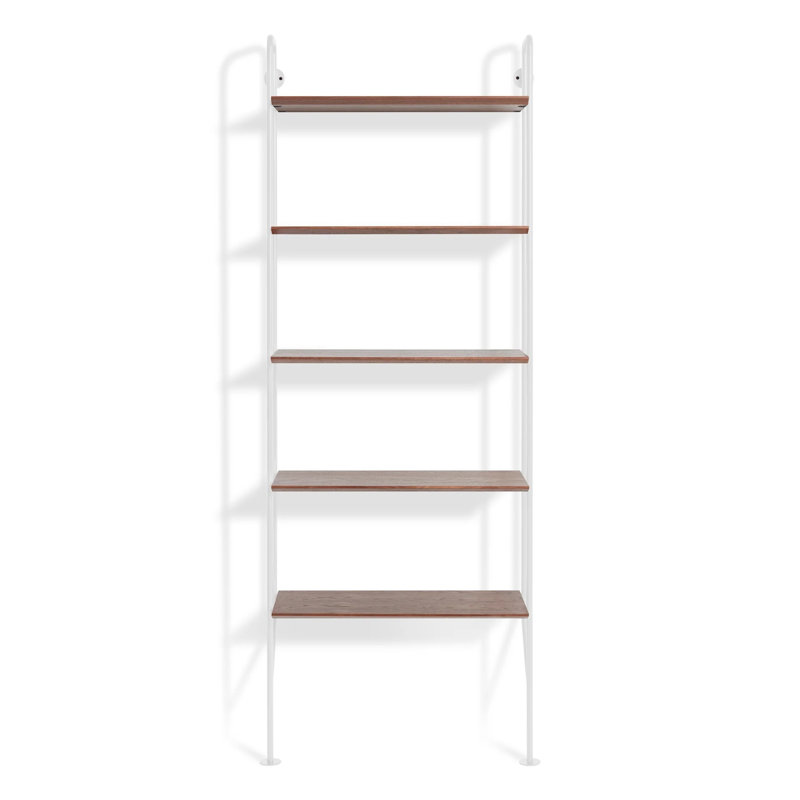 Hitch Bookcase, White/White
