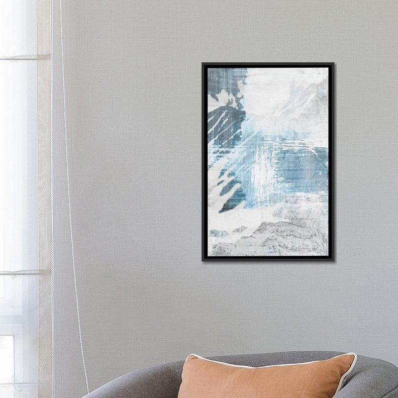 « integrated », reproduction d’impression sur toile, H 26 po x l 18 po x P 1,5 po, Toile avec cadre noir, Pas de tapis