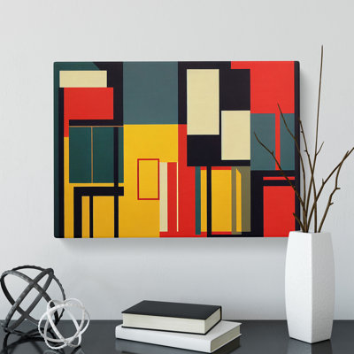 Bauhaus Vol.7 Abstract - Wrapped Canvas Print