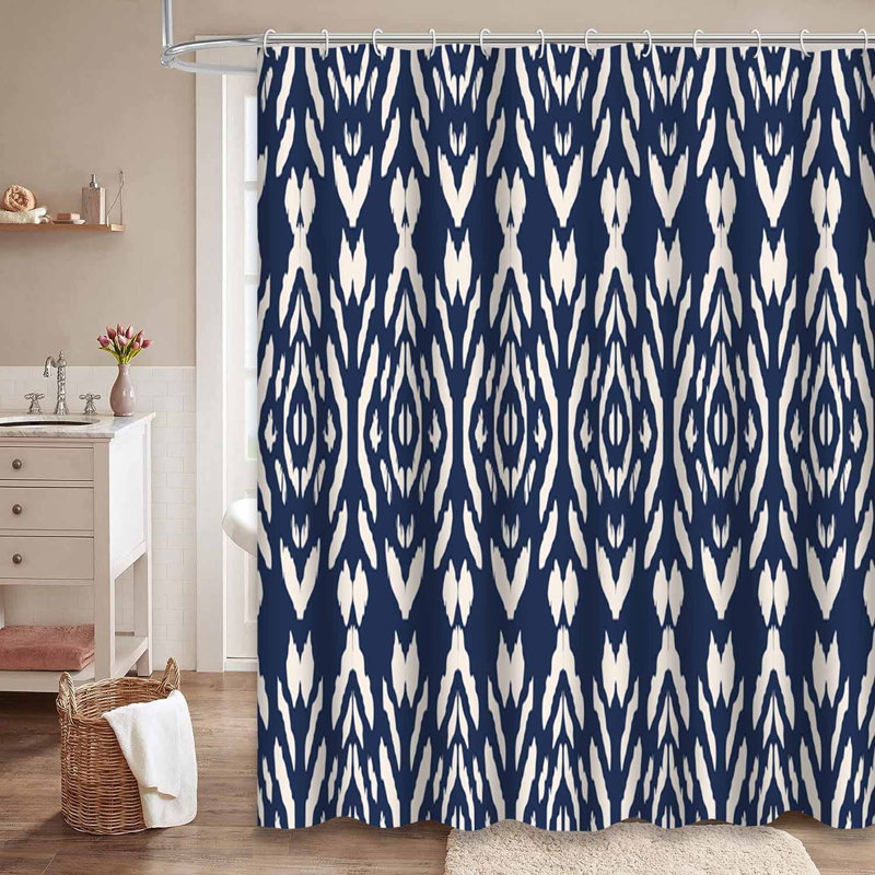 Rideau de douche Ikat, L 72 po x l 78 po
