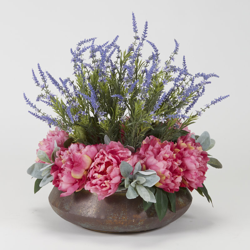 Beautiful Peony in Planter