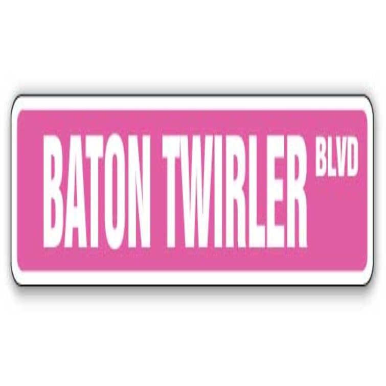 SignMission BATON TWIRLER Street Sign Twirling Group Team Dance ...