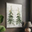 «Christmas Holiday Art» CECLXV III, reproduction d'art encadrée - bois massif XMA170622
