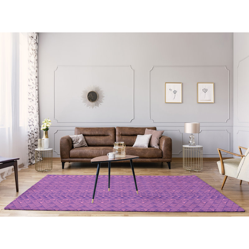 Chenille Geometric Indoor Rug, Rectangle 9' x 12'