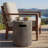 16x20 inch MGO Tank Holder/Side Table, Light Grey