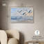 "Seagulls in Flight II", impression sur toile par Art Remedy, cadre argenté, 36 x 24-1784859477-1784859472
