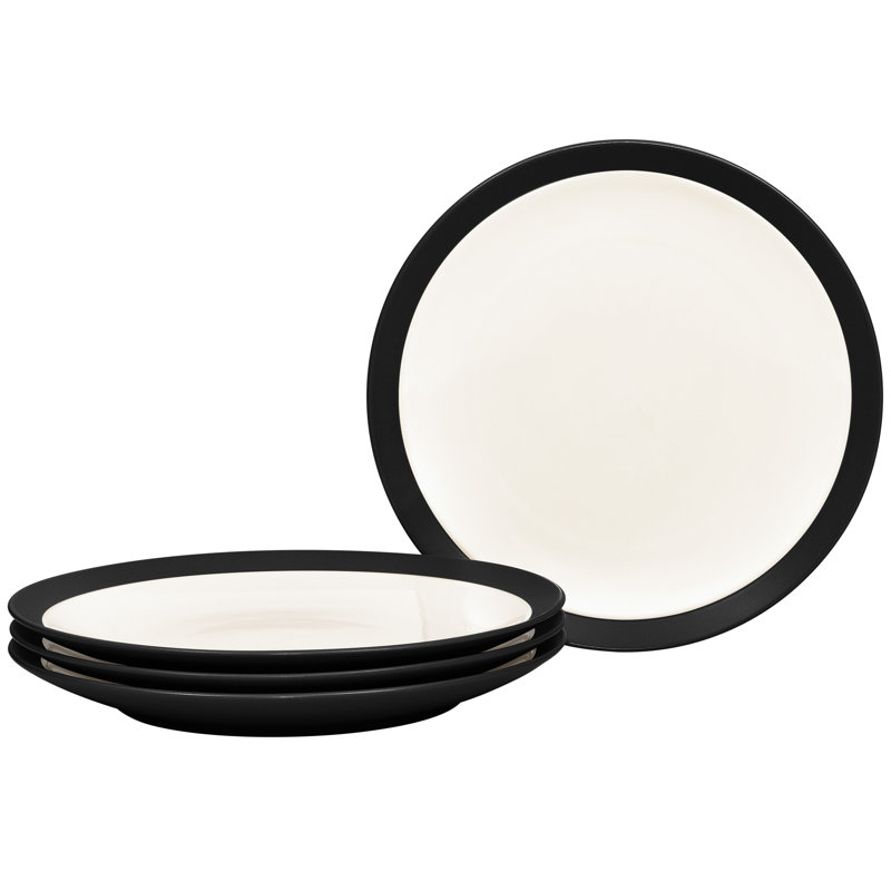Noritake Colorwave Curve Dinner Plates 11", Graphite