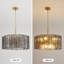 Lustre tambour 24 lumières 8 lumières à intensité variable