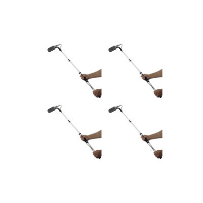 Support de poteau extensible noir Pyle