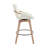 Upholstered Swivel Counter Stool With Solid Wood Frame And Round Footrest, Modern Counter Stool For Kitchen/Dining Room-786210160