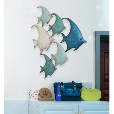 Décorations murales pour le salon en forme de poisson