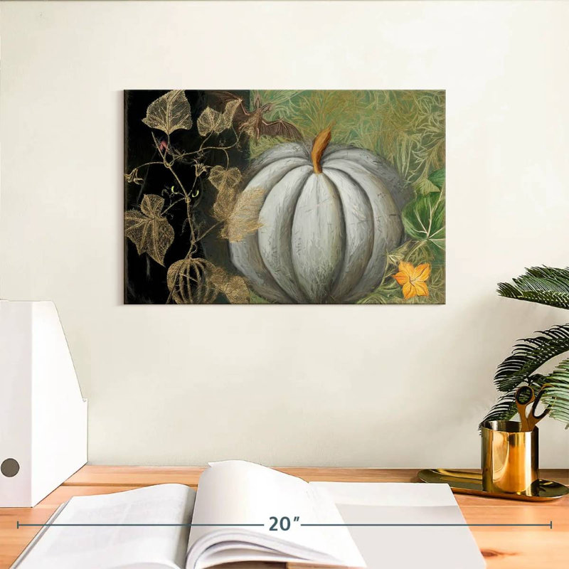 Yarlin Fresh Pumpkin, 8" H x 12" W
