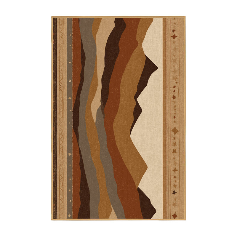 Tapis Blazing Mesa, Rectangle 6 pi x 9 pi