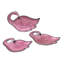 Ensemble de 3 plateaux Flamingo