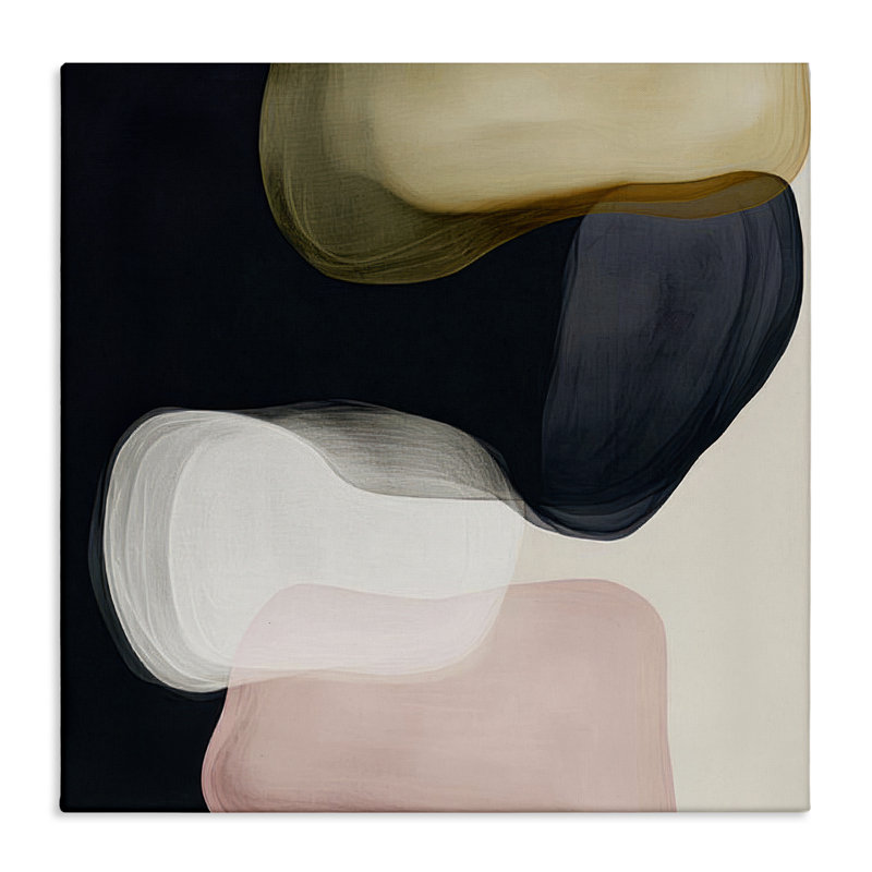 Art contemporain sur toile, entrelacé par Irena Orlov, H 24 po x l 24 po
