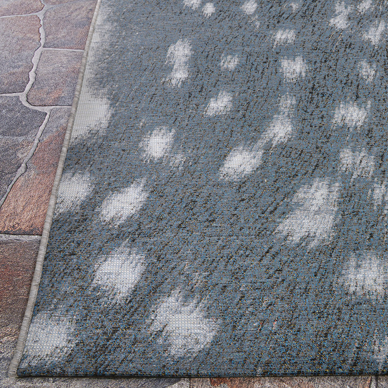 Tapis intérieur argenté Amree, Tapis de couloir 2 pi 3 po x 7 pi 10 po