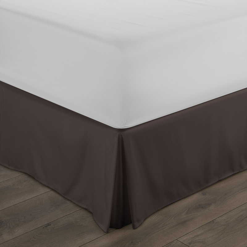Chocolate Brown Queen Cotton Polyester Bed Skirt