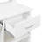 FCH White 43.31in Particle Board with Embossed Melamine, One Drawer and Two Shelves, with Keyboard Tray, Computer Desk -814811464