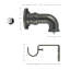 Gateshead Bronze Steel Adjustable 182cm to Curtain Pole Set