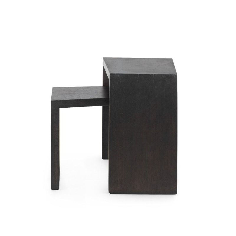 Lucy Nesting End Table, Espresso