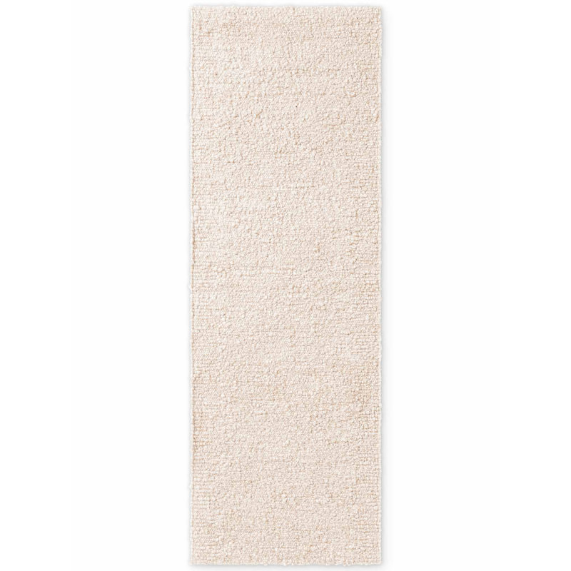 Despoina Hand Woven Area Rug, Beige, Runner 80 x 300 cm