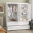 Modern 4-Door Wardrobe with 4 Drawers, Multi-Purpose Storage Cabinet for Bedroom, Elegant Design with Ample Space